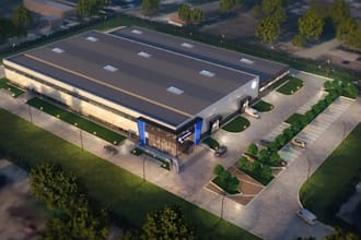 construct 3d logistic facility,warehouse retail,factory exterior,lumion render