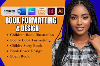 format,design,redesign poetry book for amazon KDP, paperback, print, typesetting
