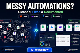 clean up messy automations and turn them into professional documented systems