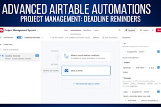 design a custom airtable database and automated CRM