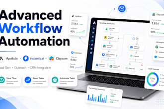 setup advanced workflow automation and management with apollo io, instantly io