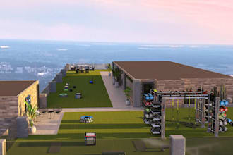site plan community fitness space,outdoor gym design,public parks layout,3ds max