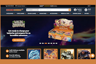 build trading card shopify store pokemon website trading card store tcg website