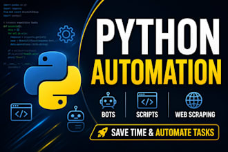 create python bots and automation tools