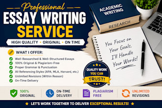 write professional essays and assignments