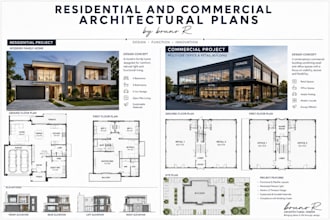 design residential and commercial architectural plans