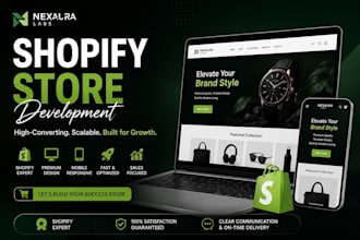 a high converting shopify dropshipping store