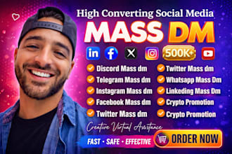 do organic mass dm instagram mass dm twitter, telegram mass dm discord mass dm