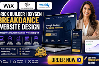 build brick builder oxygen breakdance consultant business website