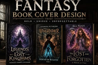 design book cover, fantasy book cover, ebook cover, fantasy book, cover design
