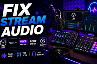 fix goxlr, voicemeeter, obs, elgato mic and rodecaster audio for clear streaming