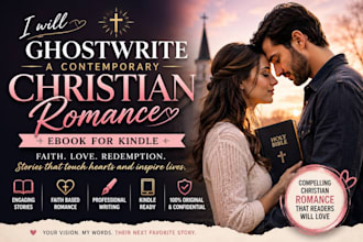 ghostwrite a contemporary dark christian romance kindle ebook writer