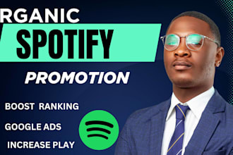 generate music ads to promote your spotify  music track promotion