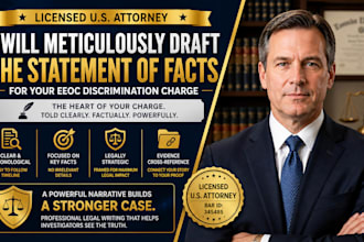 meticulously draft the statement of facts for your eeoc discrimination charge
