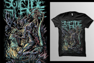 t shirt graphics  illustration