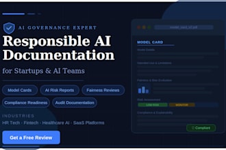 create ai governance policies model cards and audit reports