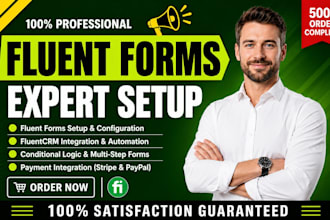 set up fluent forms with fluentcrm, automation and conditional logic