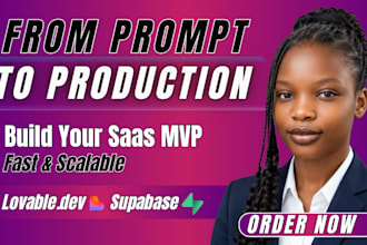 build ai landing page saas landing page startup website no code website supabase