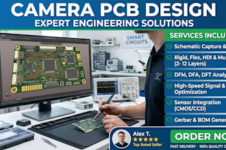create camera pcb with advanced signal processing