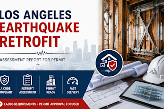 deliver los angeles earthquake retrofit assessment report for permit