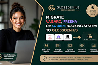 migrate vagaro fresha or square booking system to glossgenius