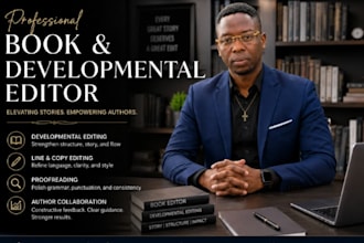 book editing formatting proofreading developemental editor novel
