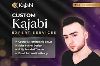 design your kajabi website, online course, and membership site