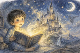 create whimsical watercolor illustrations for childrens books