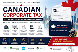 efile canada corporate tax return t2 and cra business tax filing