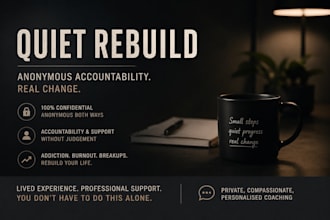 help you rebuild after addiction, burnout or relationship breakdown