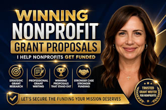 research write and edit winning grant proposals for your nonprofit