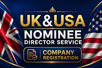 provide nominee director service for UK USA uae companies with company formation