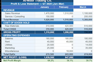 do bookkeeping and financial reporting in excel