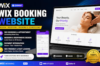 build a wix appointment booking website for your service business
