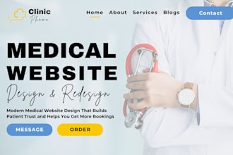 medical website design medical website redesign healthcare website design