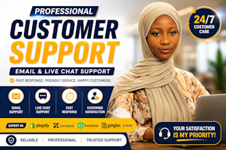 be your customer support VA for email and live chat