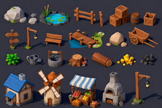 design optimized 3d assets for games