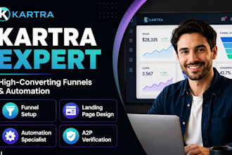 kartra sales funnel, kartra website ,kartra expert automation landing page