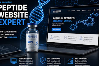 build fda compliant peptide website peptide website research peptide website