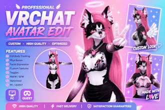 do professional vrchat avatar edit furry avatar and vrchat customization