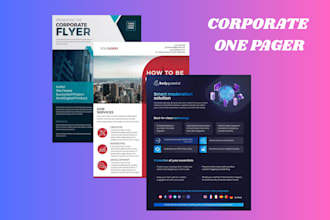 do one pager executive summary,sales flyer