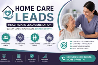 generate home care leads, healthcare leads, elderly care leads home care website