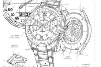 create professional 2d technical watch drawing and cad design for manufacturing