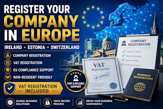 register your company and handle vat in ireland estonia eu