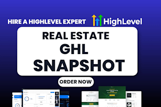 gohighlevel real estate ghl onboarding ghl dashboard ghl website