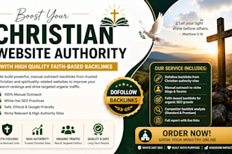 build authority christian backlinks with manual outreach