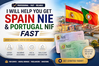 help you get spain nie and portugal nif fast