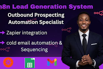 n8n lead generation n8n cold email sequencing zapier google sheets n8n