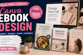 canva ebook canva ebook design lead magnet ebook formatting canva book design