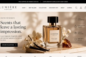 design perfume shopify store fragrance store oud cologne perfume website